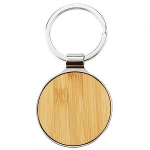 LLAVERO REDONDO BAMBOO personalizada